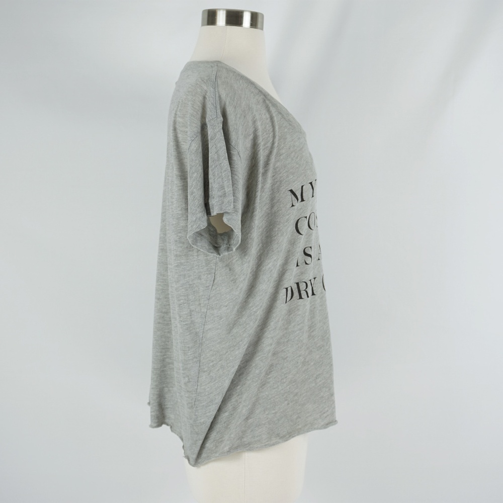 Wildfox Grey V-Neck Back Up Costume Tee NWT - Picture 7 of 8